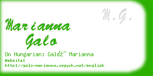 marianna galo business card